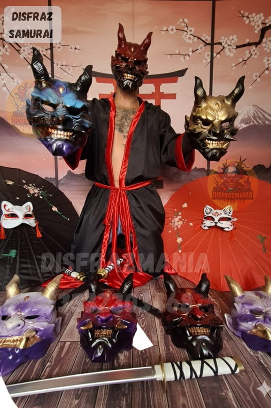 DISFRAZ DE SAMURAI JAPONES